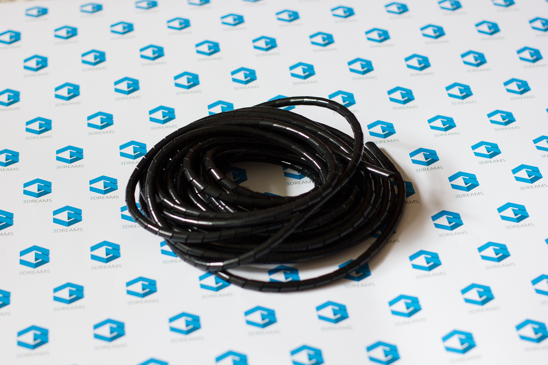 Гибкая спиральная оплетка (держатель) кабелей 8мм для 3D принтера .