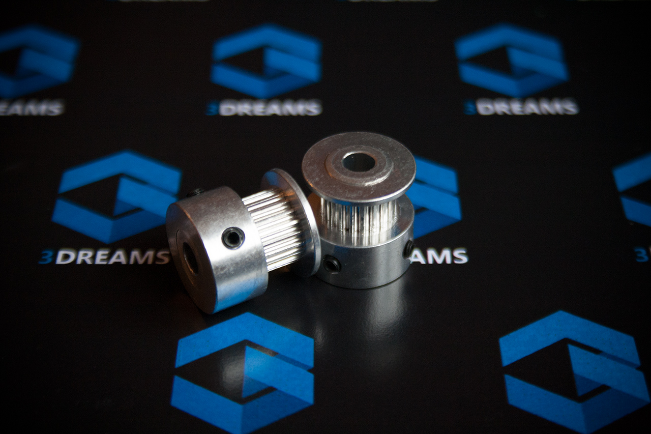 2x GT2 Zahnriemenscheibe – 48 Zähne, 5 Mm Bohrung, 6 Mm Breite Für 3D-Drucker